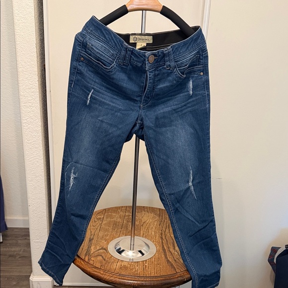 Democracy Women's Blue Jeans Skinny Ankle - Picture 1 of 9